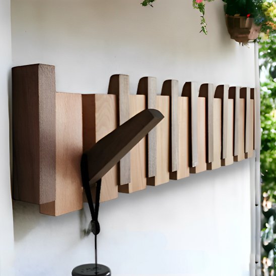 Porte manteau bois